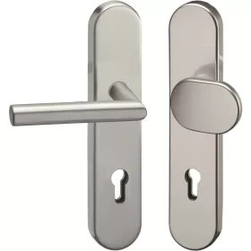   Grundmann biztonsági kilincsgarnitúra 2552 L-alakú RC2 nemesacél matt