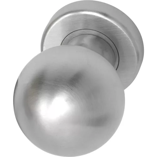 Marchesi Gömbölyű Ajtógomb Fh  50 mm Rozettás Fix Polírozott Krm.