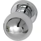 Marchesi Gömbölyű Ajtógomb Fh  50 mm Rozettás Fix Polírozott Sárgaréz
