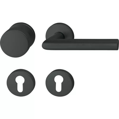 Marchesi tűzgátló rozettás váltógarnitúra GEHRUNG PZ stift 38 - 45 fekete jobbos