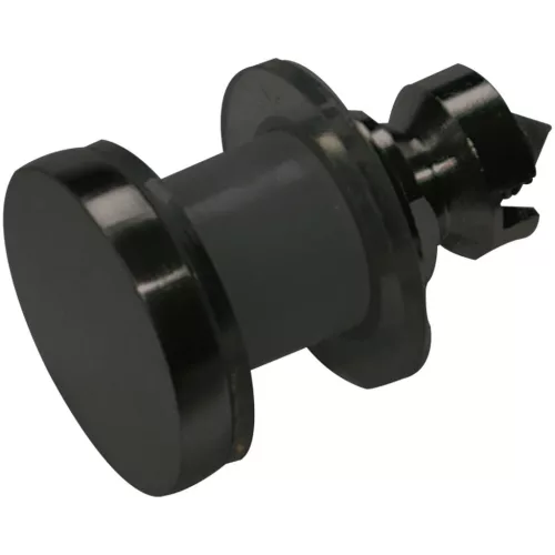 MARCHESI fogantyúrögzítő M8 üveg nemesacél fekete porszórt