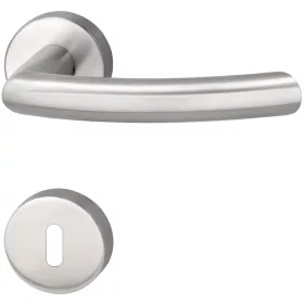   Marchesi Rozettás Kilincsgarnitúra Arc - Rozetta Bb 38 - 45 Nemesacél Matt