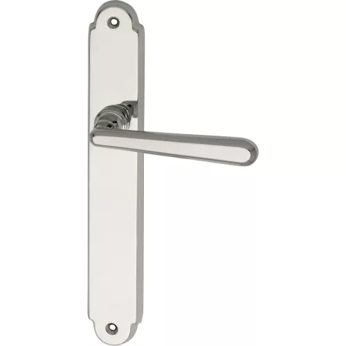 Marchesi hosszúpajzsos kilincsgarnitúra ALT-WIEN BL 90 sárgaréz krómozott