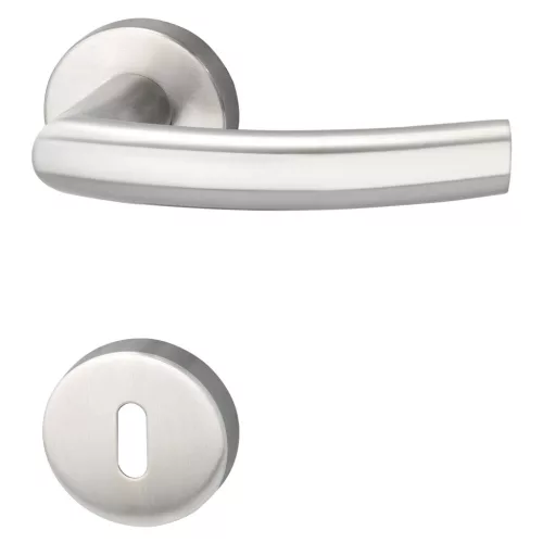 Marchesi rozettás kilincsgarnitúra RIGA rozettás BB 38 - 45 nemesacél matt