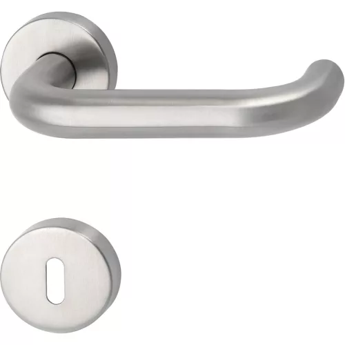 Marchesi rozettás kilincsgarnitúra HARMONIE rozettás BB 38-45 nemesacél matt