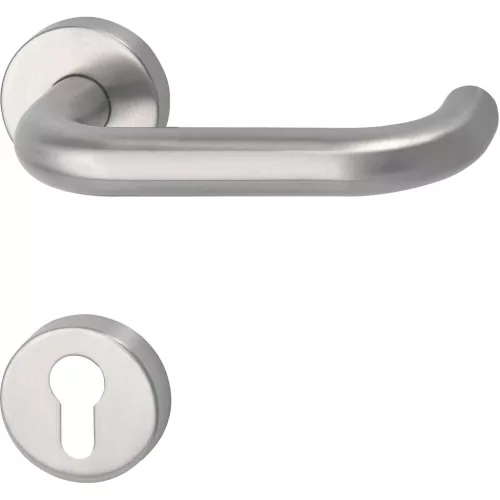 Marchesi rozettás kilincsgarnitúra HARMONIE rozettás PZ 38-45 nemesacél matt