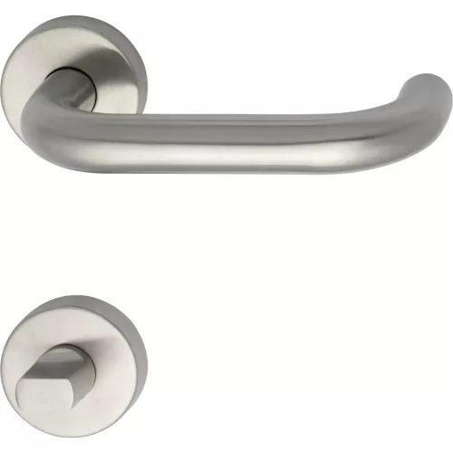 Marchesi rozettás kilincsgarnitúra HARMONIE rozettás WC 38-45 nemesacél matt