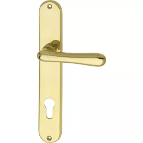   Marchesi hosszúpajzsos kilincsgarnitúra FH ELEGANT 22 PZ 88 fényezett sárgarézből