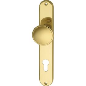   Marchesi hosszúpajzsos gombos garnitúra FH ELEGANT 22 PZ 88 polírozott sárgaréz