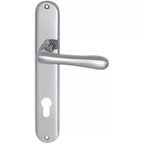 Marchesi hosszúpajzsos kilincsgarnitúra FH ELEGANT 22 PZ 88 krómozott sárgaréz