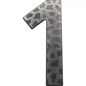 szám 1 kovácsoltvas fekete horg. 120 mm