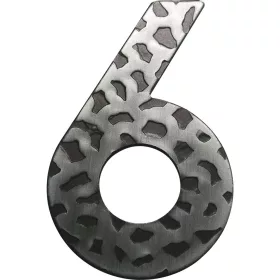 szám 6 kovácsoltvas fekete horg. 120 mm