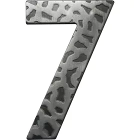 szám 7 kovácsoltvas fekete horg. 120 mm