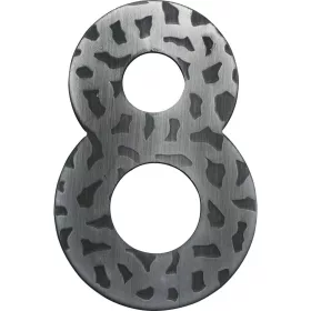 szám 8 kovácsoltvas fekete horg. 120 mm