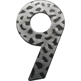 szám 9 kovácsoltvas fekete horg. 120 mm
