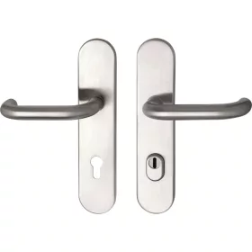   Grundmann biztonsági kilincsgarnitúra 1752 U-alakú KZS RC2 nemesacél matt