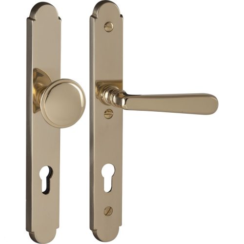 Secotec hússzúpajzsos biztonsági váltógarnitúra ALT-WIEN PZ sárgaréz fényes