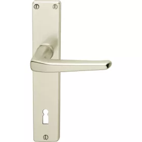   Secotec hosszúpajzsos kilincsgarnitúra Europa BB alumínium F2 SB-1 PE