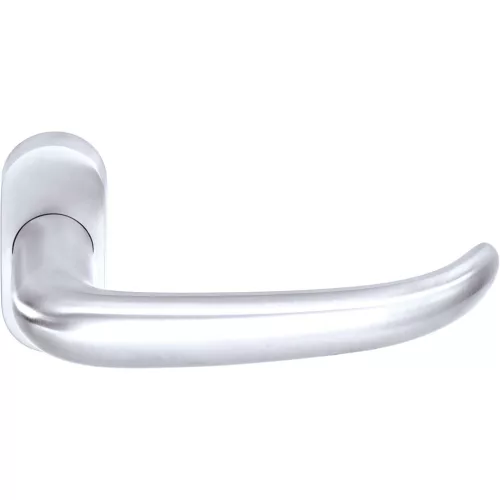 Ogro Félkilincs Premium 8999/6620 Rozettás Alu Ezüst Eloxált