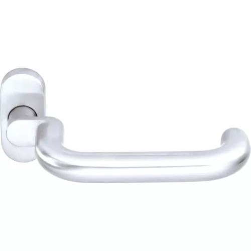 Ogro Félkilincs Premium 8100 A Fs/6621 Rozettás Alu Ezüst Eloxált
