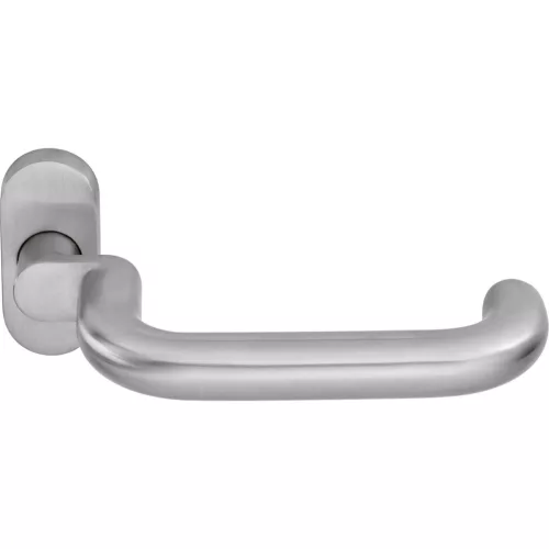 Ogro Félkilincs Premium 8100 A Fs/6621 Rozettás Nemesacél Matt