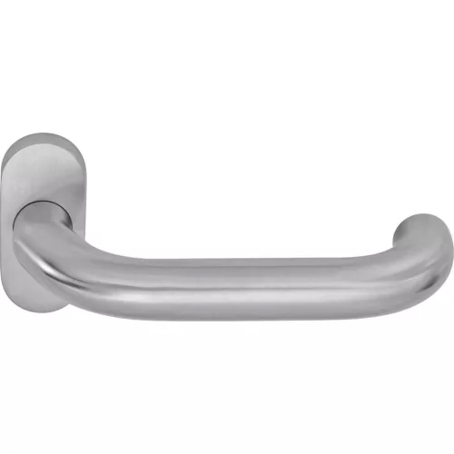 Ogro Félkilincs Premium 8350 V Fs/6621 Rozettás Nemesacél Matt