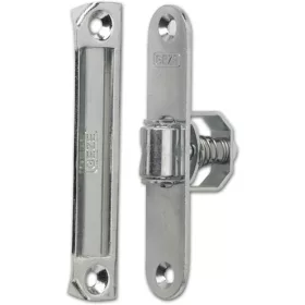   Görgős csappantyúzár kerek előlappal 20 x 110 mm horganyzott acél