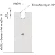 HAUTAU villás meghajtó reteszelőhajtáshoz SM2 X=83 mm tengelyméret 75 mm
