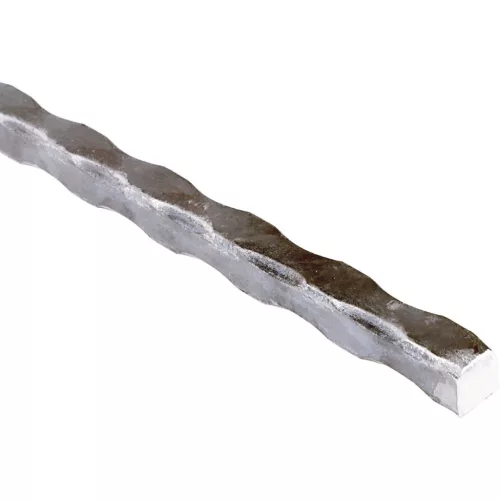 ARTEFERRO szálanyag profil 14 x 14 x 3000 mm kovácsoltvas kalapált