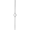 ARTEFERRO Design rúd VK 12 Design elemmel 1000 mm kovácsoltvas