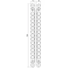 SIMONS zárómágnes Keep Close KCM 50/50 195 x 13 mm nemesacél hatású