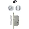 Takarósapka 3- DIM kerek pánt ? 15 mm alumínium matt króm 112 mm