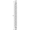 SIMONS zárómágnes Keep Close KCM 50 195 x 13 mm nemesacél hatású
