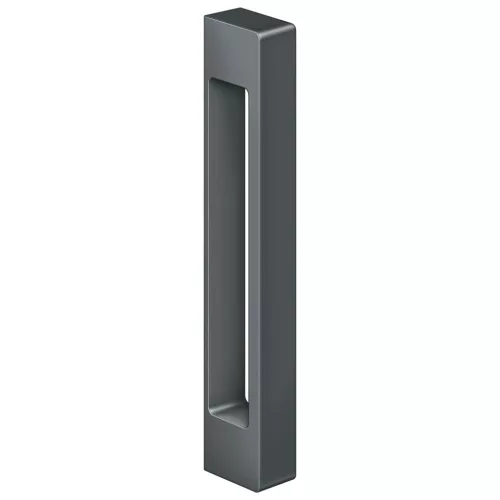 Ajtófogantyú KCH1700 ragasztható 200 x 26 x 40 mm alu szürke matt