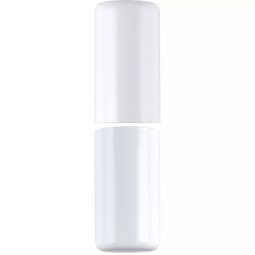 takarósapka kerek lapított 16 mm alumínium fehér RAL 9016