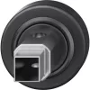 Takarósapkák 3-DIM pánt ? 15 mm pántmagasság 112 mm alumínium fekete RAL 9005