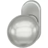 Fsb Ajtógomb Rozettán 7 802  50 mm Egyenes Forgatható Ezüst Eloxált