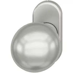   Fsb Ajtógomb Rozettán 7 802  50 mm Egyenes Forgatható Ezüst Eloxált