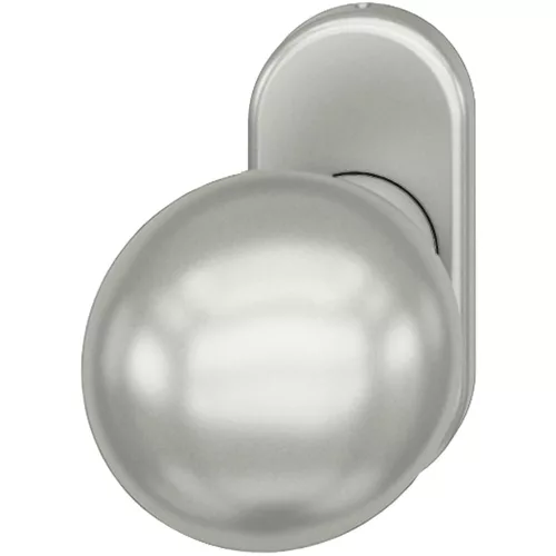Fsb Ajtógomb Rozettán 7 802  50 mm Egyenes Forgatható Ezüst Eloxált