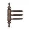 Befúrópánt 3-részes díszes 16 mm antik bronz acél