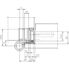 SIMONSWERK objektpánt VX 7939/160 FD pántmagasság 160 mm nemesacél