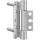 SIMONSWERK objektpánt VX 7939/160 S WK MSTS pántmagasság 160 mm nemesacél