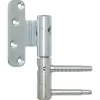 Ajtópánt 3-DIM 2-részes ? 20 mm balra zsanérmagasság 112 mm ezüst