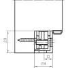 SIMONSWERK pántfogadó VX 2501-3D N acél horganyzott