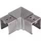 IAM DESIGN sarokív 40x40x15 mm szögletes hornyolt csőhöz csisz.nemesacél V4A