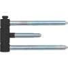 befúrópánt 3 részes 18 mm tűzvédelemre alkalmas acél fekete