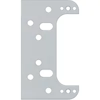 Hidden door hinges