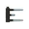 Acéltok pánt 3-részes pánt 18 x 61 mm acél fekete
