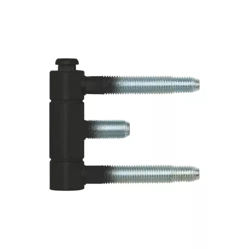 Acéltok pánt 3-részes pánt 18 x 61 mm acél fekete