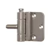 Acéltok Pánt 3-részes Pánt 18 X 62 mm Acél Nikkelezett